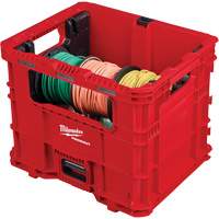 Bac distributeur de fils XL PACKOUT, 15-3/4" x 18-5/8" x 15", Noir/Rouge NTL Industrial