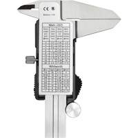 Digital Caliper, 0.0005" (0.01 mm) Resolution, 0" - 6" (0 mm - 150 mm) Range NTL Industrial
