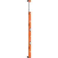 Heavy-Duty Extendable Plate Level, 12'/7' L, Aluminum, 3, Non-Magnetic NTL Industrial