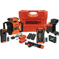 Trousse de niveau laser rotatif &agrave; double pente GreenBrite&reg;, 4000' (1219,2 m), 510 Nm/530 N.m NTL Industrial