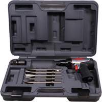 Heavy-Duty Air Hammer with Chisels, 16.2 CFM, 1/4" NPT, 3330 BPM, 3/4" x 2-1/2" (0.0mm x 0.0mm) NTL Industrial