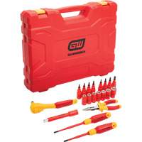 Jeu d'outils isol&eacute;s VDE &agrave; prise 3/8", 1000 V, 20 M NTL Industrial