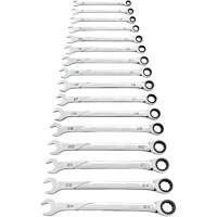 Jeu de cl&eacute;s 120XP Universal Spline XL, Combinaison &agrave; cliquet, 16 morceaux, M&eacute;trique NTL Industrial