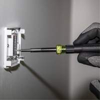 Tourne-&eacute;crou/tournevis de pr&eacute;cision 14-en-1 avec embouts TORX inviolables, 7" lo, Prise Coussin&eacute;e NTL Industrial