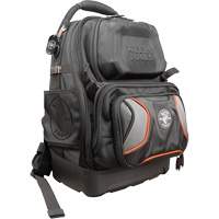 Sac &agrave; outils dorsal Tradesman Pro Tool Master, 11" lo x 13-1/2" la, Noir/Gris/Orange, Polyester NTL Industrial