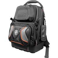Sac &agrave; outils dorsal Tradesman Pro Tool Master, 11" lo x 13-1/2" la, Noir/Gris/Orange, Polyester NTL Industrial
