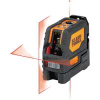 Niveau laser &agrave; croix rouge &agrave; autonivellement, avec point &agrave; plomb rouge NTL Industrial