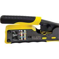 Ratcheting Ethernet Cable Crimper/Stripper/Cutter for Pass-Thru Connectors NTL Industrial