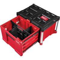 Boîte &agrave; outils avec un tiroir PACKOUT avec une capacit&eacute; de 50 lb, 16-3/10" x 22-1/5" x 14-3/10", Noir/Rouge NTL Industrial