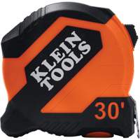 Compact Tape Measure, 27 mm x 30', 1/16'' Graduations NTL Industrial