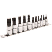Magnetic Bit Socket Set JMTB-11, Torx&reg;, 1/4"/3/8" Drive, 11 Pcs NTL Industrial