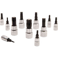 Magnetic Bit Socket Set JMTB-11, Torx&reg;, 1/4"/3/8" Drive, 11 Pcs NTL Industrial