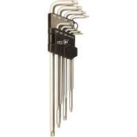 Extra-Long Magnetic Tamperproof Key Set JMTK-9L, 9 Pcs., Torx&reg; NTL Industrial