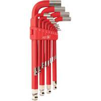 Jumbo Magnetic SAE Ball Nose Hex Key Set JJMK-13S, 13 Pcs., Imperial NTL Industrial