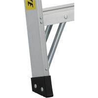 3400 Series Industrial Extra Heavy-Duty Step Ladder, 4', Aluminum, 300 lbs. Capacity, Type 1A NTL Industrial