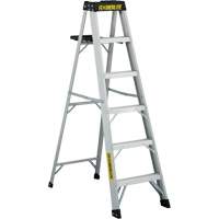 3400 Series Industrial Extra Heavy-Duty Step Ladder, 6', Aluminum, 300 lbs. Capacity, Type 1A NTL Industrial
