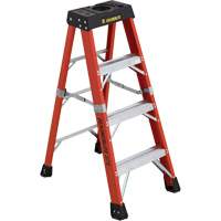 Industrial Extra Heavy-Duty Stepladders (6800 AA Series), 4', Fibreglass, 375 lbs. Capacity, Type 1AA NTL Industrial