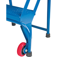 Portable Folding Ladder, 2 Steps, Perforated, 20" High NTL Industrial