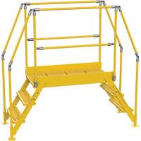 Crossover Ladder, 78-1/2" Overall Span, 30" H x 48" D, 24" Step Width VC444 | NTL Industrial