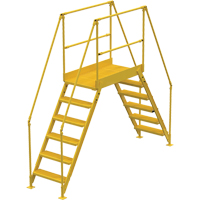 Crossover Ladder, 116" Overall Span, 60" H x 48" D, 24" Step Width VC456 | NTL Industrial