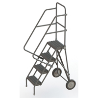 Rolling Ladder, 4 Steps, Serrated, 40" High NTL Industrial