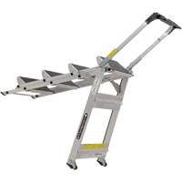 Tilt & Roll Step Stool Ladder, 4 Steps, 44.25" x 22.13" x 59" High VD440 | NTL Industrial