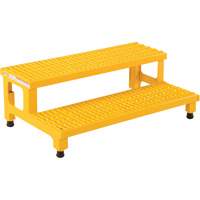 Adjustable Step-Mate Stand, 2 Step(s), 36-3/16" W x 22-7/8" L x 15-1/4" H, 500 lbs. Capacity VD447 | NTL Industrial
