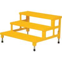 Adjustable Step-Mate Stand, 3 Step(s), 36-3/16" W x 33-7/8" L x 22-1/4" H, 500 lbs. Capacity VD448 | NTL Industrial