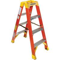 Twin Step Ladder, Fibreglass, 300 lbs. Capacity, 4' VD519 | NTL Industrial