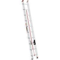 Jobsite Series Extension Ladder, 200 lbs. Cap., 20' H, Grade 3 NTL Industrial