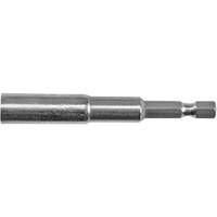 Hex Shank Bit Extension, 12" Length, 7/16" Shank NTL Industrial