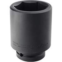 Socket, Impact, 2-9/16", 1" Drive, 6 Points, Deep NTL Industrial