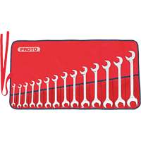 Full Polish Angle Wrench Set, Open-Ended, 14 Pieces, Imperial VM206 | NTL Industrial