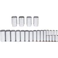 Jeu de douilles, 19 Mcx, Prise de 1/2", Profond NTL Industrial