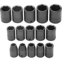 Jeu de douilles, Chocs, Prise 1/2", 6 pans NTL Industrial