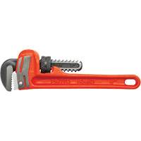 Heavy-Duty Cast Iron Pipe Wrench, 3/4" Jaw Capacity, 6" Long, Powder Coated Finish, None Handle NTL Industrial