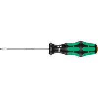 Tapered Slotted Screwdriver, 1/2", 10/1/2" L, Plastic Handle NTL Industrial