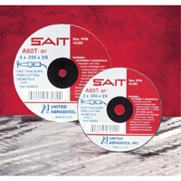 Cut-Off Wheel, 5" x 0.045", 7/8" Arbor, Type 27, Aluminum Oxide/Ceramic, 12200 RPM NTL Industrial