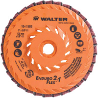 Meule &agrave; lamelles Enduro-Flex 2-in-1, 5" x 5/8"-11, Grain 80, C&eacute;ramique NTL Industrial