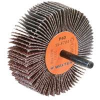 COOLCUT Flap Wheel, Aluminum Oxide, 40 Grit, 3" x 1" x 1/4" NTL Industrial