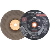 HP Spin-On Grinding Wheel, 5" x 1/4", 5/8"-11 Arbor, Type 28S NTL Industrial