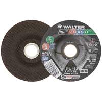 FLEXCUT Grinding Wheel, 4-1/2", 36 Grit, Aluminum Oxide, 7/8", 13300 RPM, Type 29 NTL Industrial