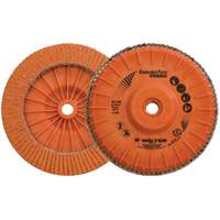 Enduro-Flex™ Turbo Flap Disc, 6" x 5/8"-11, Type 27S, 36/60 Grit, Ceramic VV804 | NTL Industrial