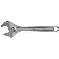Adjustable Wrench, 8" L, 1-7/32" Max Width, Chrome NTL Industrial