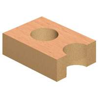 Through-Hole Carbide Tipped Drill, 2/5" Diameter NTL Industrial
