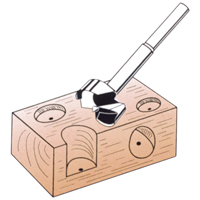 Forstner Bit, 2/5", 8 mm Shank, 3-1/2" Length NTL Industrial