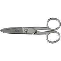 Electrician's Scissors, 5-1/4", Rings Handle NTL Industrial