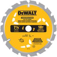 Fast Cut Framing Carbide-Tipped Saw Blade, 7-1/4", 18 Teeth, Wood Use WP534 | NTL Industrial