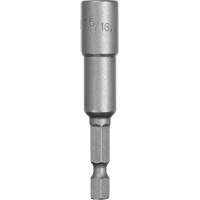 Nut Driver, 5/16" Tip, 1/4" Drive, 2-9/16" L, Magnetic WP841 | NTL Industrial