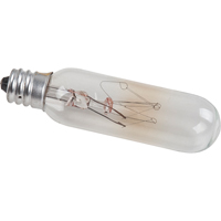 BULB INCAN. T6 CLEAR CAN;DELABRA 15W 145V 1/PACK NTL Industrial